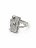 925 sterling silver iphone ring